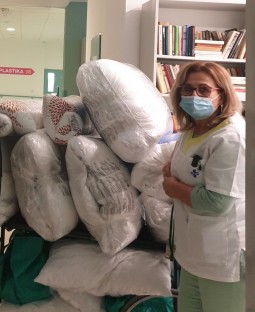 Nákup vankúšov, uterákov a textilu pod ochranné overaly pri starostlivosti o pacientov s Covid 19. Univerzitná nemocnica Martin október 2020