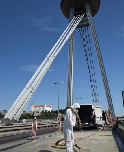 SNP bridge in Bratislava