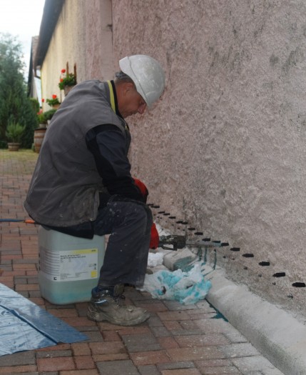 Injection of the building of the General Office Kláštor pod Znievom