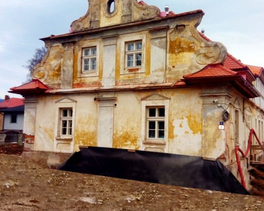 Sprayed thermal insulation - Microbrewery Rajecké Teplice