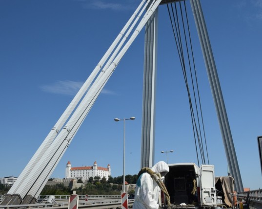 SNP bridge in Bratislava