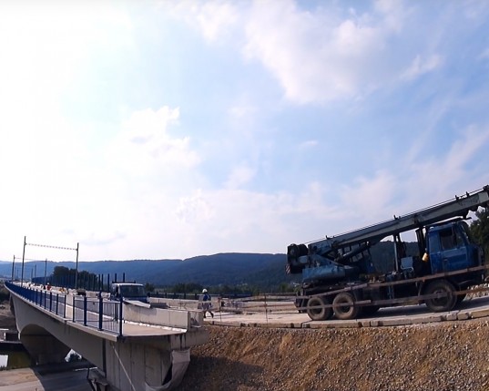 Hydroisolierung einer Eisenbahnbrücke